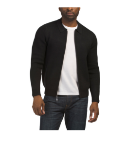 Image of sale on Long Sleeve Full Zip Collared Jacket