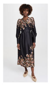 Image of sale on Satin Midi Dress