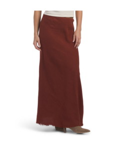 Image of sale on Linen Maxi Skirt