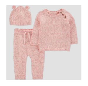 Image of sale on Baby Girls’ Marled Top & Bottom Set