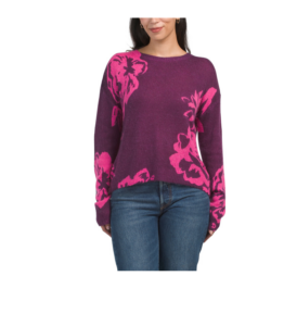 Image of sale on Printed Cozy Sweater