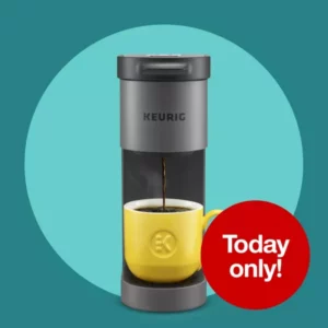 Image of sale on Keurig K-mini Go, Multicup Reservoir Single-serve K-cup Pod Coffee Maker with Strong Brew Button