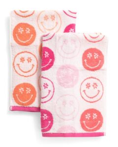 Image of sale on Set of 2 Smiley Hand Towels