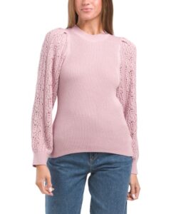 Image of sale on Phoebe Pointelle Sweater