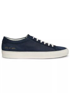 Image of sale on Contrast Achilles Leather Low-top Sneakers