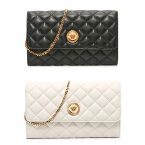 Image of sale on Versace Quilted Leather Clutch