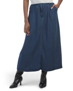 Image of sale on Cara Full Maxi Denim Skirt