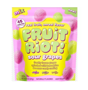 Image of sale on Fruit Riot Frozen Sour Candy Grapes – 8oz