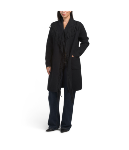 Image of sale on Wrap Fringe Coatigan