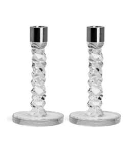 Image of sale on Carat Set of 2 Crystal Candlesticks