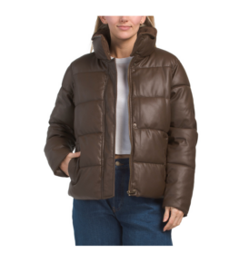Image of sale on Faux Leather Coat
