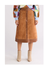 Image of sale on The Sweepstakes Faux Leather Skirt