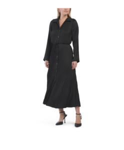 Image of sale on Long Sleeve Button Down Shirt Dress