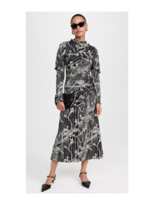 Image of sale on Sunniva Print Sleeve Dress