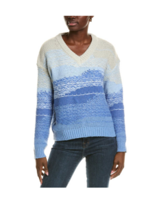 Image of sale on V-neck Sweater