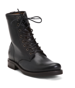 Image of sale on Leather Veronica Combat Boots