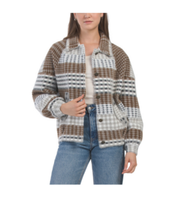 Image of sale on Eyelash Bomber Jacket