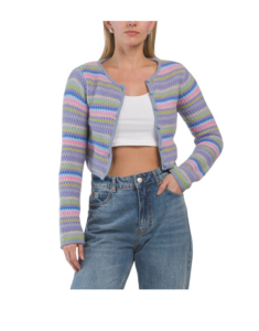 Image of sale on Long Sleeve Striped Cardigan