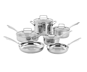 Image of sale on Classic Pots & Pans Set, 10 Pcs Cookware Set