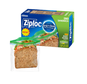 Image of sale on Sandwich and Snack Bags with Easyguide Texture,280 Bags