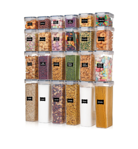 Image of sale on Airtight Food Storage Containers with Lids 24 Pcs