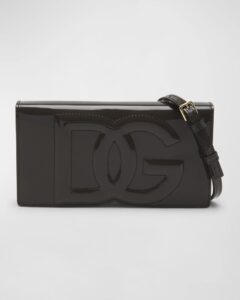 Image of sale on Dg Logo Patent Leather Shoulder Bag