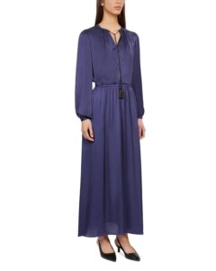Image of sale on Plain Color Long Sleeve Maxi Dress