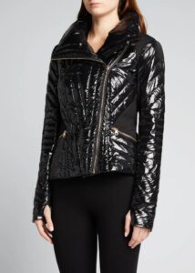 Image of sale on Motion Panel Shiny Puffer Jacket