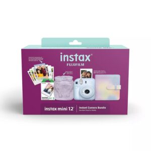 Image of sale on Fujifilm Mini 12 Instant Camera Pastel Blue Holiday Bundle $15 Kohls Cash