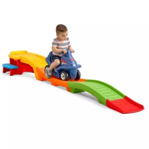 Image of sale on Step2 Blue Flash Up & Down Roller Coaster Ride-on Toy ( $30 Kohls Cash)
