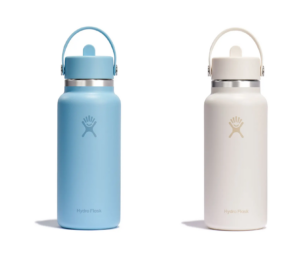 Image of sale on 32-ounce Wide Mouth Flex Straw Cap Water Bottle