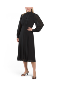 Image of sale on Classic High Neck Midi Dress