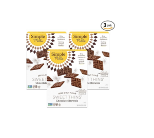 Image of sale on Sweet Thins Cookies, Seed and Nut Flour, Chocolate Brownie (pack of 3)