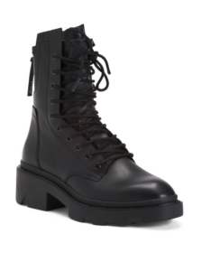 Image of sale on Maddox Leather Combat Booties