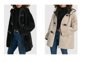 Image of sale on Faux Fur Toggle Hooded Jacket