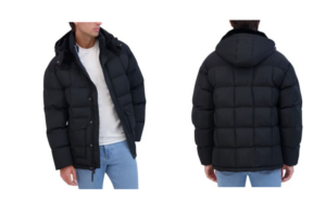 Image of sale on Men’s Hooded Insulated Puffer Jacket