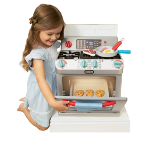 Image of sale on First Oven, Pretend Play Appliance with 11 Kitchin Accessories & Realistic Cooking Sounds, Kids Ages 2+