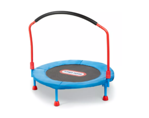 Image of sale on Little Tikes Easy Store 3′ Trampoline – Blue/black/red