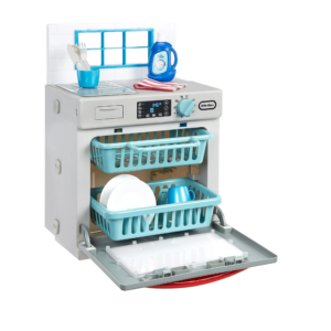 Image of sale on Little Tikes First Dishwasher, Pretend Play Appliance with 14 Kitchen Accessories, Kids Ages 2+