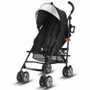 Image of sale on Costway Folding Lightweight Baby Toddler Umbrella Travel Stroller Black