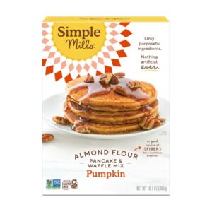 Image of sale on Simple Mills Almond Flour Pancake & Waffle Mix, Pumpkin – Gluten Free, Plant Based, Paleo Friendly