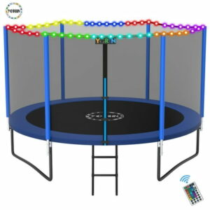 Image of sale on Yorin Trampoline for 2-3 Kids, 8 Ft Trampoline for Adults with Enclosure Net