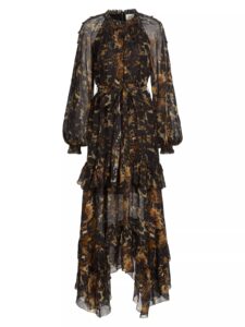 Image of sale on Abstract Belted Midi-dress $50 Gift Card with Purchase
