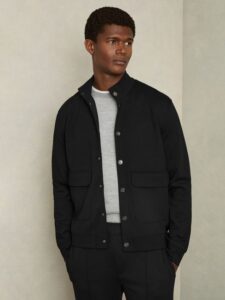 Image of sale on Interlock Funnel-neck Jacket