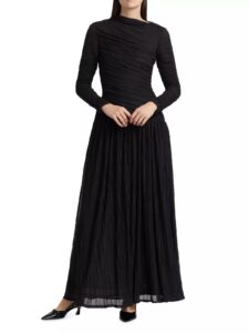 Image of sale on Demie Long-sleeve Twisted Maxi Dress