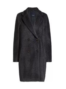 Image of sale on Roseto Alpaca-blend Double-breasted Coat