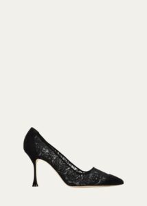 Image of sale on Sololaria Pointed Lace Pumps