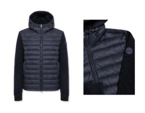 Image of sale on Modern Mixed Media Water Repellent Puffer Jacket Size 44-46