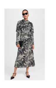 Image of sale on Sunniva Print Sleeve Dress