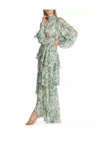 Image of sale on Joplin Smocked Floral Maxi Dress
